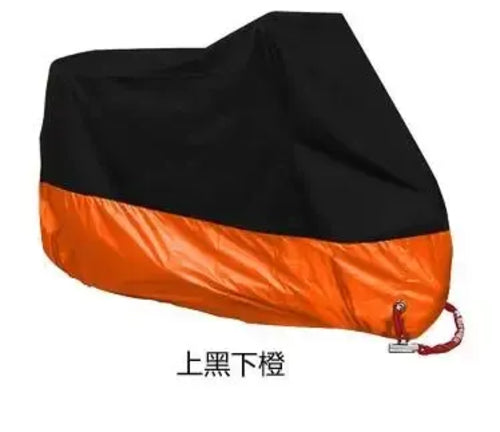 Motorcycle Cover Waterproof All Season Dustproof UV Protection 190T