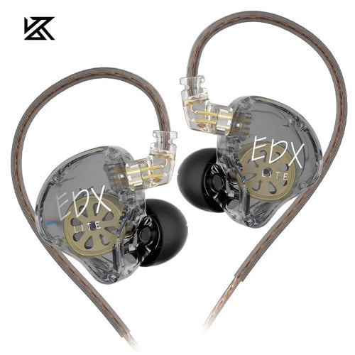 KZ EDX Lite HIFI Earphones Dynamic Driver In Ear Stereo Bass Music