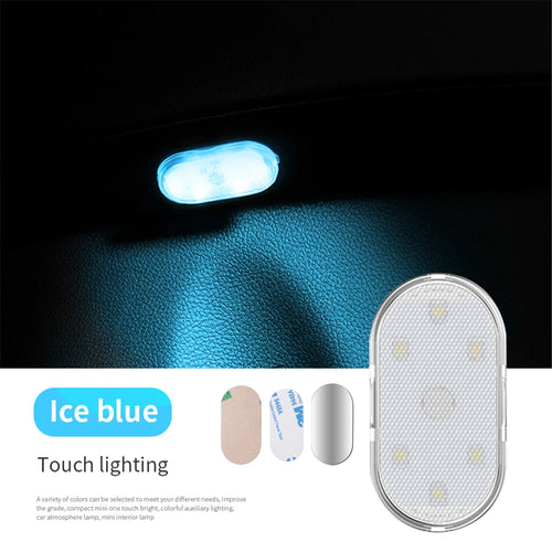 1 pc Multi Color Car Light Wireless LED Touch Light Roof Light Sensor