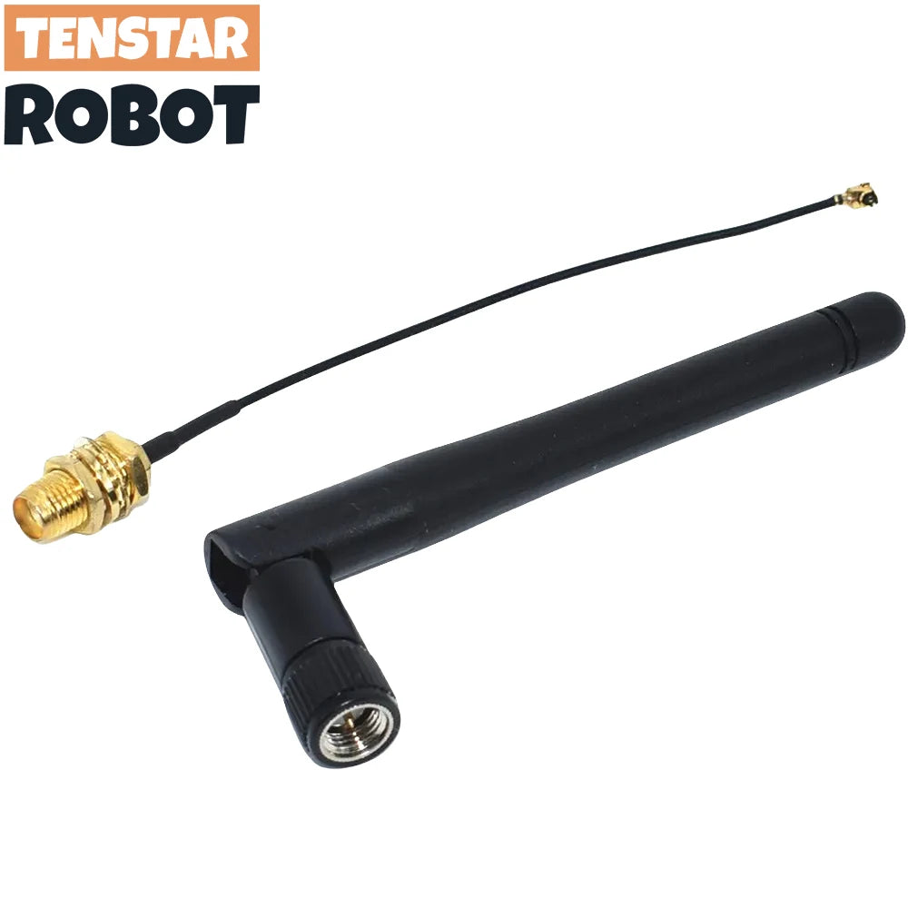 TENSTAR 2.4G Antenna Folded Bluetooth Wifi Module ZigBee SMA to IPEX