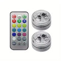 Wireless Adhesive LED Car Interior Ambient Light Remote Control Decor