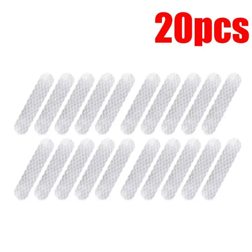 10-100Pcs Motorcycle Helmet Warning Reflective Stickers Night Safety