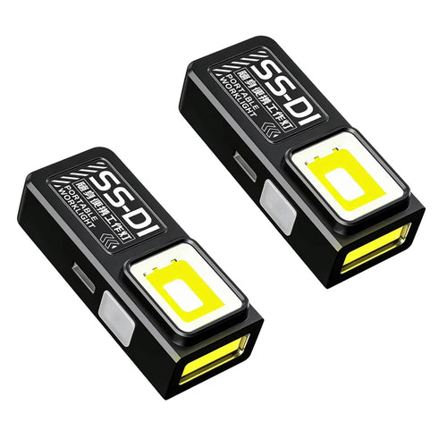 Mini COB LED Flashlight USB C Rechargeable Powerful Work Light  with