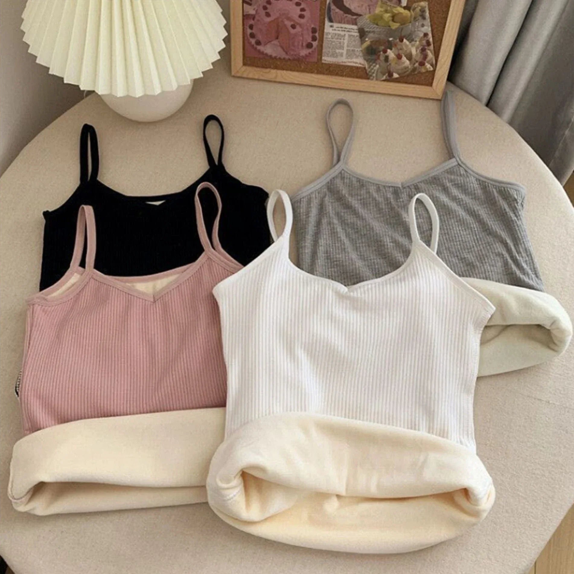 Women Winter Warm Underwear Solid Color Thermal Casual Nightwear Sexy