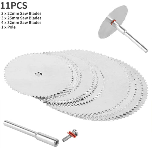 6-32Pcs Mini Circular Saw Blade Set Sanding Grinding Wheel Cutting