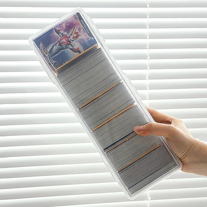 Clear Plastic Compartmentalized Organizer Box Holds 550+ Game Cards