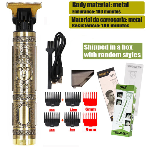 Vintage T9 Hair Clipper Beard Shaving Body Hair Trimmer Clippers