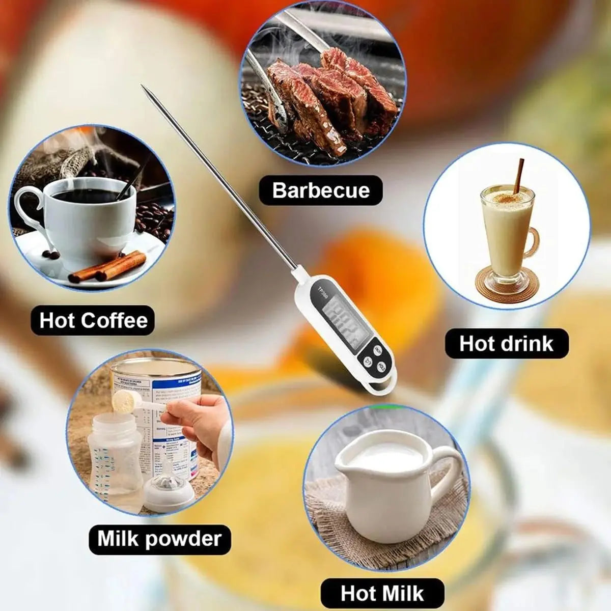 Kitchen Thermometer for Cooking Digital Temperature MeasuringTool for
