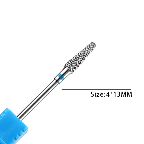 1pc Carbide Tungsten Nail Drill Bit Rotate Burr Milling Nail Cutter