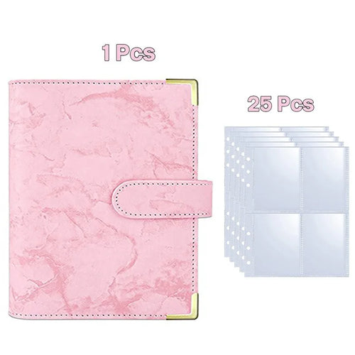 25pcs Page(4 Grids) Photo Card A5-Binder Kpop Photo Albums Idol Cards