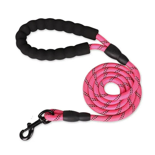 Reflective Dog Leash With Comfortable Padded Handle - Double Heavy