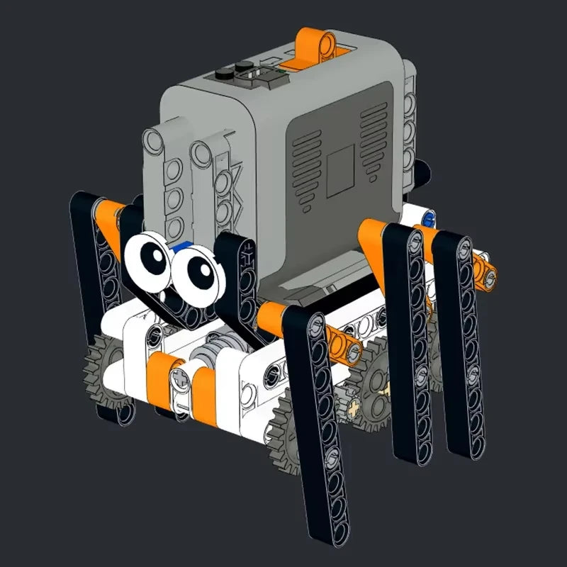 Walking Robot Building Block Set Hexapod Bionic Technology Power Motor
