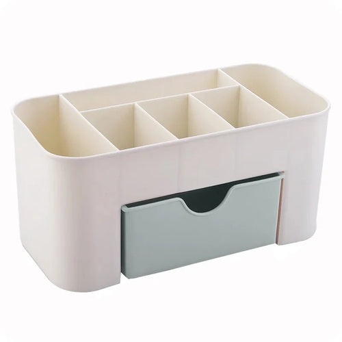 Nail Storage Box Plastic Drawer Style Easy to Clean Desktop