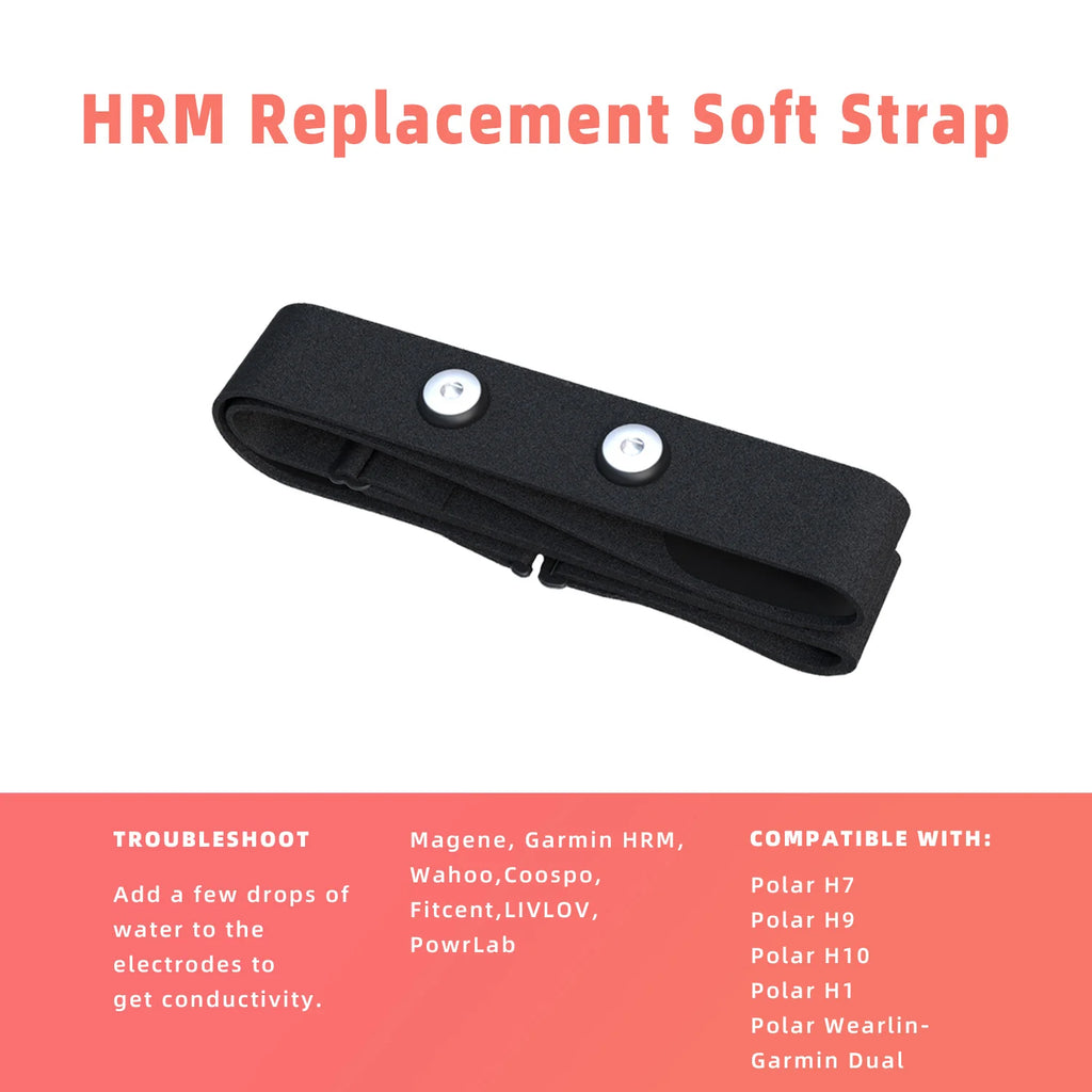 1Pc Heart Rate Monitor Replacement Strap Compatible with Polar H7 H9