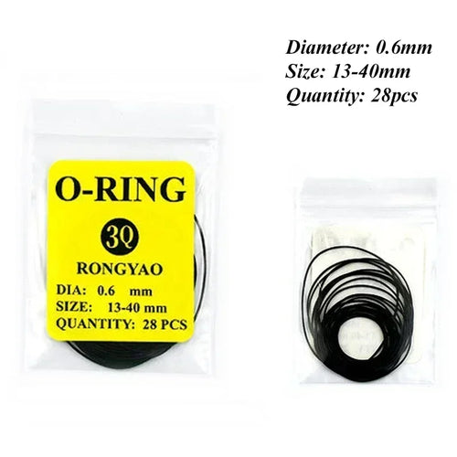Watch Back O-Ring Case Waterproof Oil Box Watch Crown O-Ring Gasket