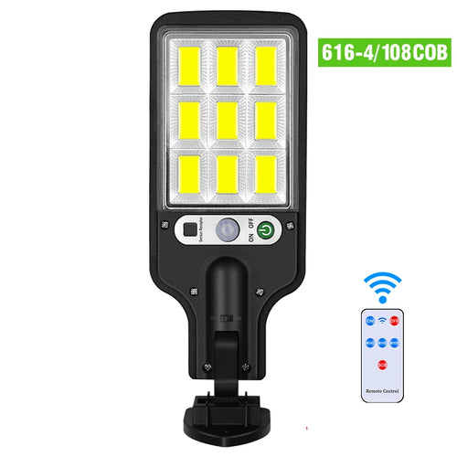Powerful LED Solar Outdoor Led Courtyard Wall Lamp Rechargeable Human