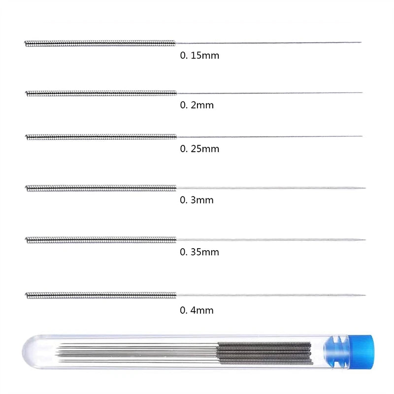 3D Printer Nozzle Cleaning Kit 0.2/0.3/0.4/0.5/0.6/0.8/1.0mm Stainless