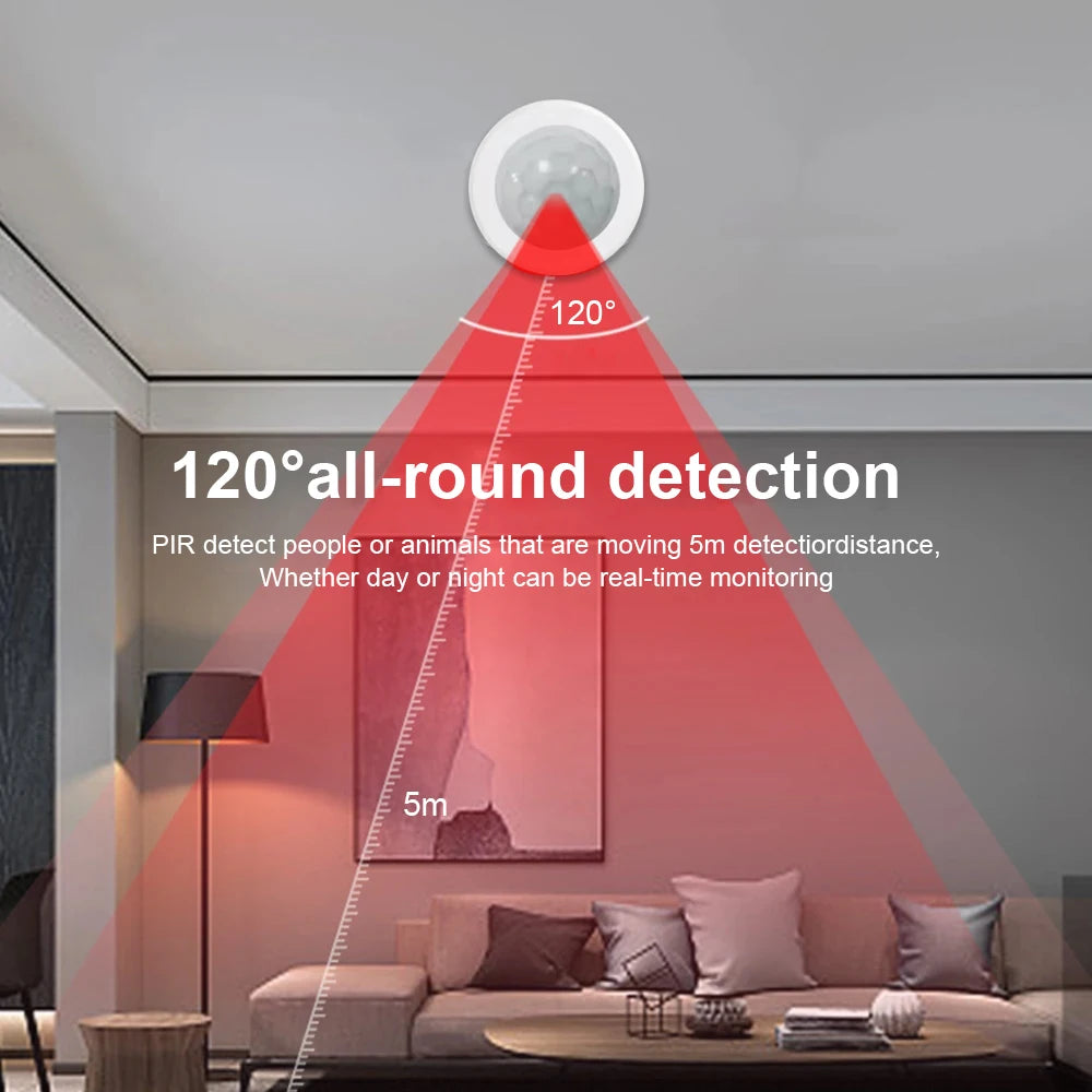 Zigbee Pir Motion Sensor Movement Human Body Infrared Detector