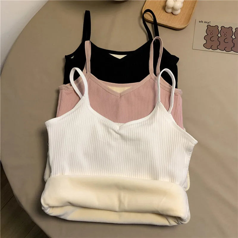 Women Winter Warm Underwear Solid Color Thermal Casual Nightwear Sexy