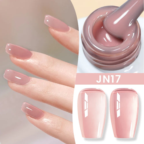 BORN PRETTY 83 Colors 10ml Jelly Nude Gel Nail Polish Autumn Amber