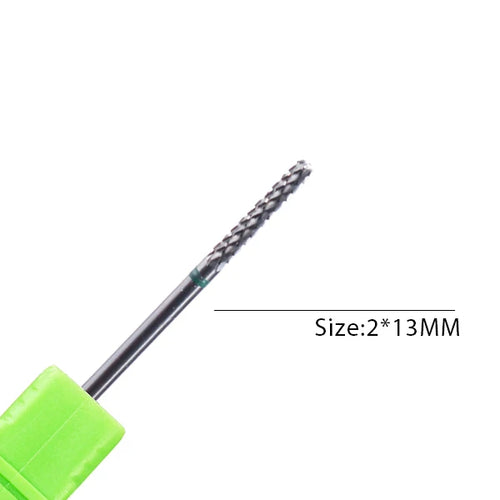 1pc Carbide Tungsten Nail Drill Bit Rotate Burr Milling Nail Cutter