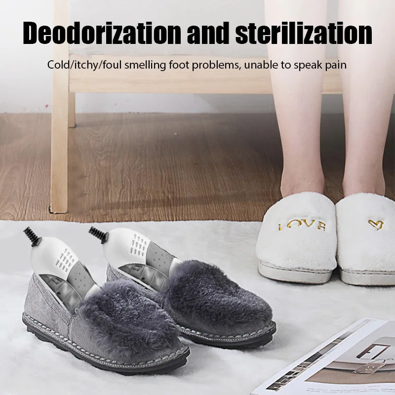 Boots Electric Shoes Dryer Deodorizer with Heat Dehumidifier Device
