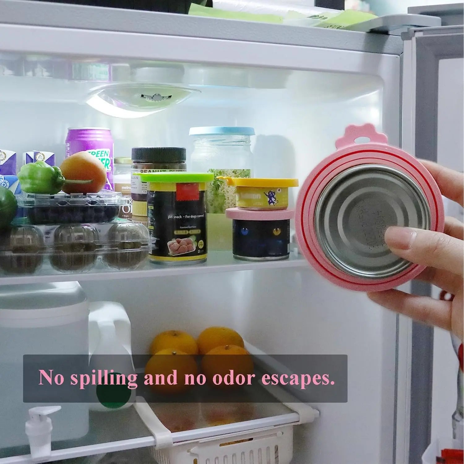 Food Can Lids Silicone Pet Food Can Covers for Dog  Cat Food One Tin