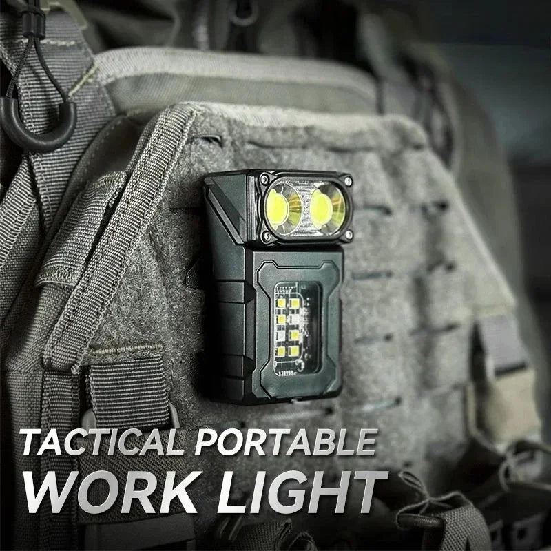 Multifunctional Ajustable Angle LED Flashlight Outdoors Mini Work