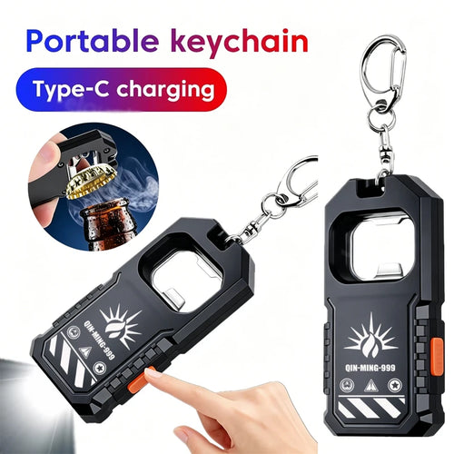 Mini COB LED Flashlight USB C Rechargeable Powerful Work Light  with