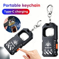 Mini COB LED Flashlight USB C Rechargeable Powerful Work Light  with