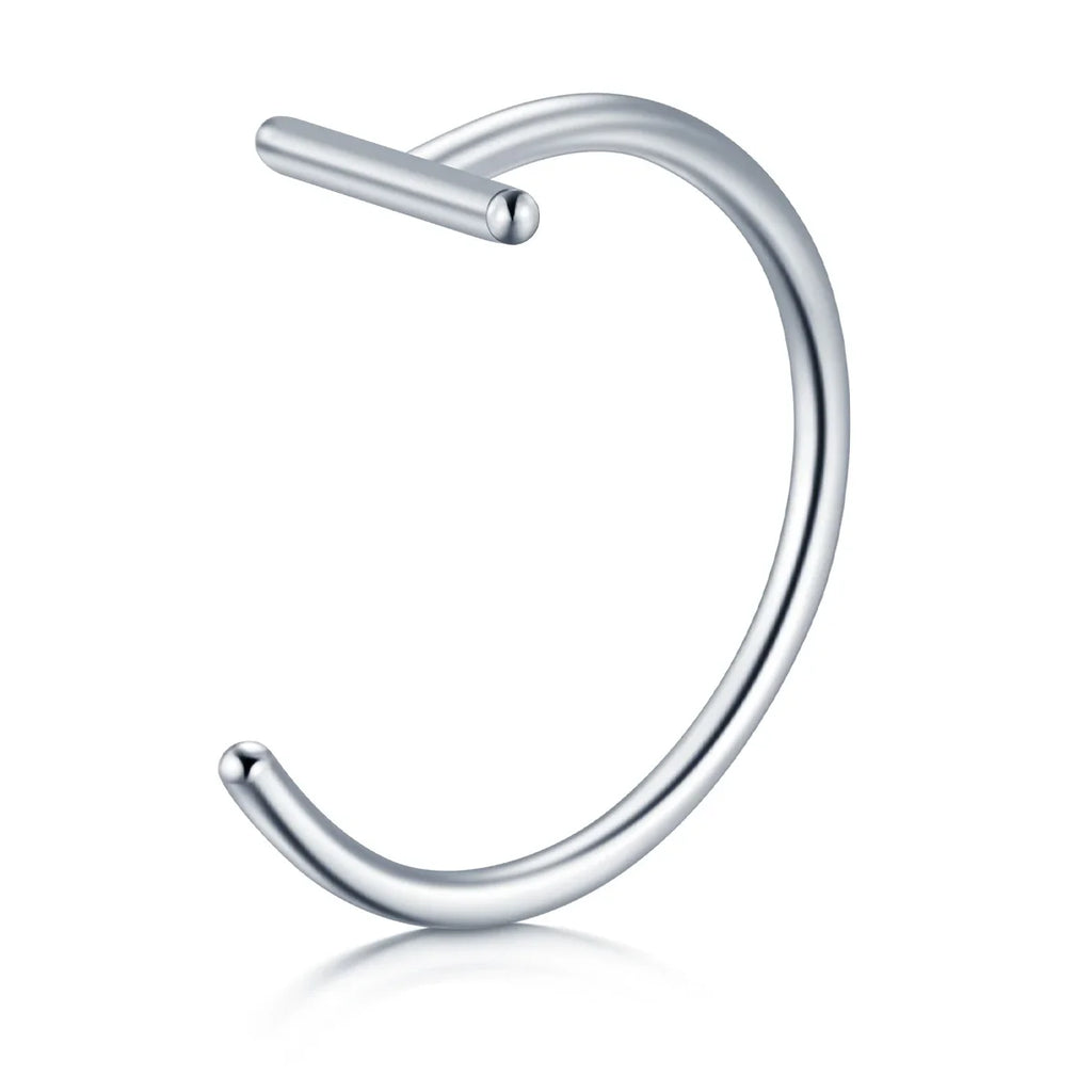 1PCS Fake Piercing Lip Rings Nose Nostril Ring Septum Clip On Mouth