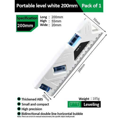 Mini Level Gauge High-precision Horizontal Vertical Measure Metric