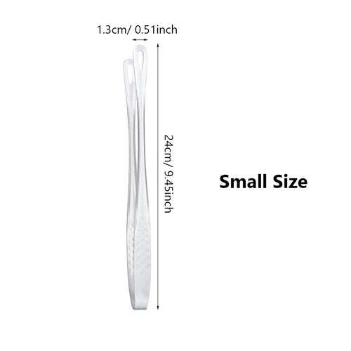 Long Stainless Steel Kitchen Tongs Non-Slip Heat Resistant BBQ Grill