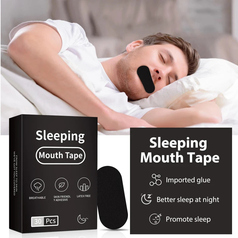 30/60/90Pcs Anti Snoring Mouth Tape Better Sleeping Mouth Breath