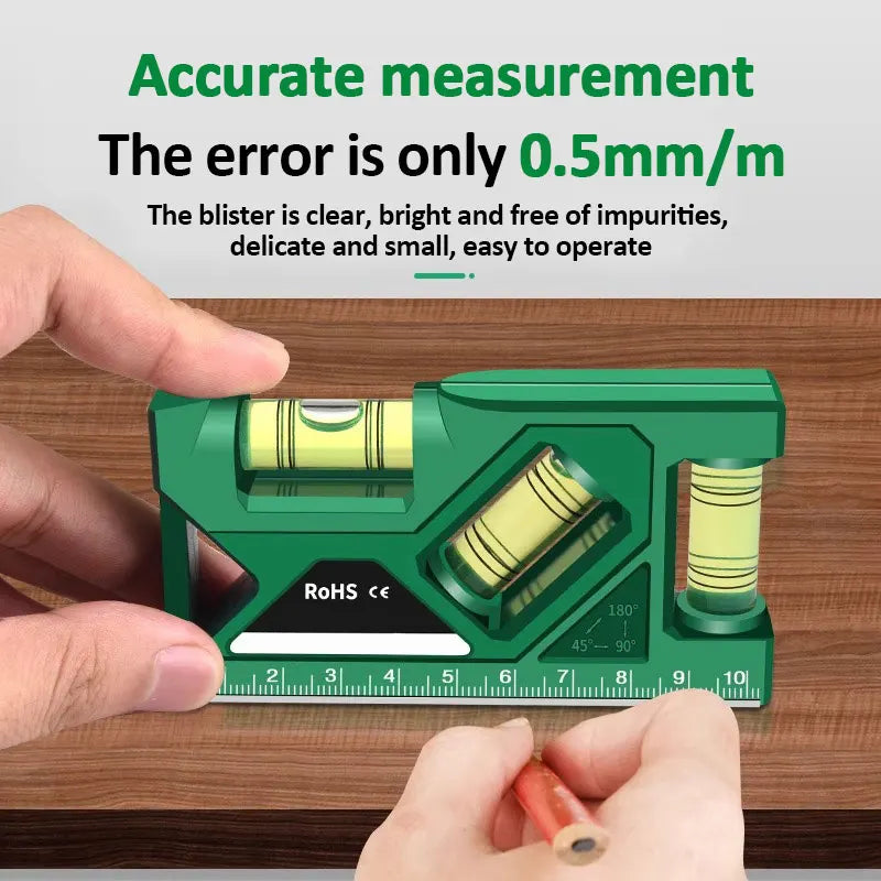 Mini Level Gauge High-precision Horizontal Vertical Measure Metric