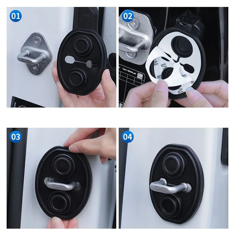 Upgrade Car Door Closing Shockproof Silicone Cushion Mute Shock
