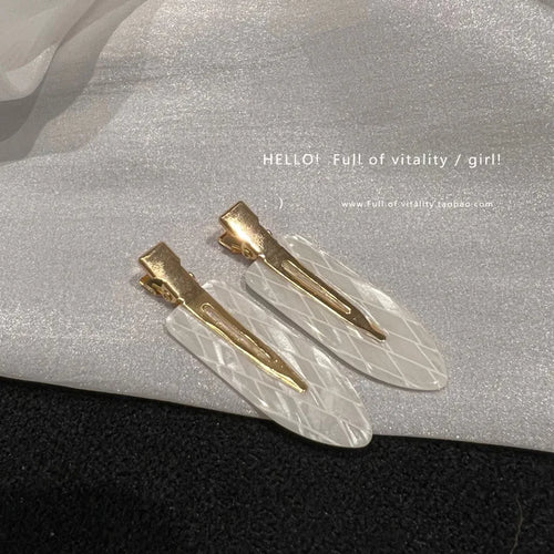 Korea acetic acid seamless hairpin side bangs broken hair one word