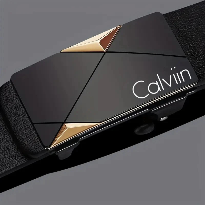 Stylish Men's PU Leather Belt - Fashion Belts for Daily Life, Leisure,