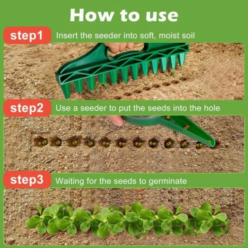 Seeds Spreader Seed in Gardening  Manual Soil  Portable Seeds Spacer