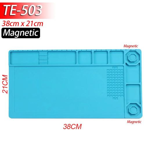 Magnetic Mat Silicone Repair Mat Circuit Board Soldering Pad Heat