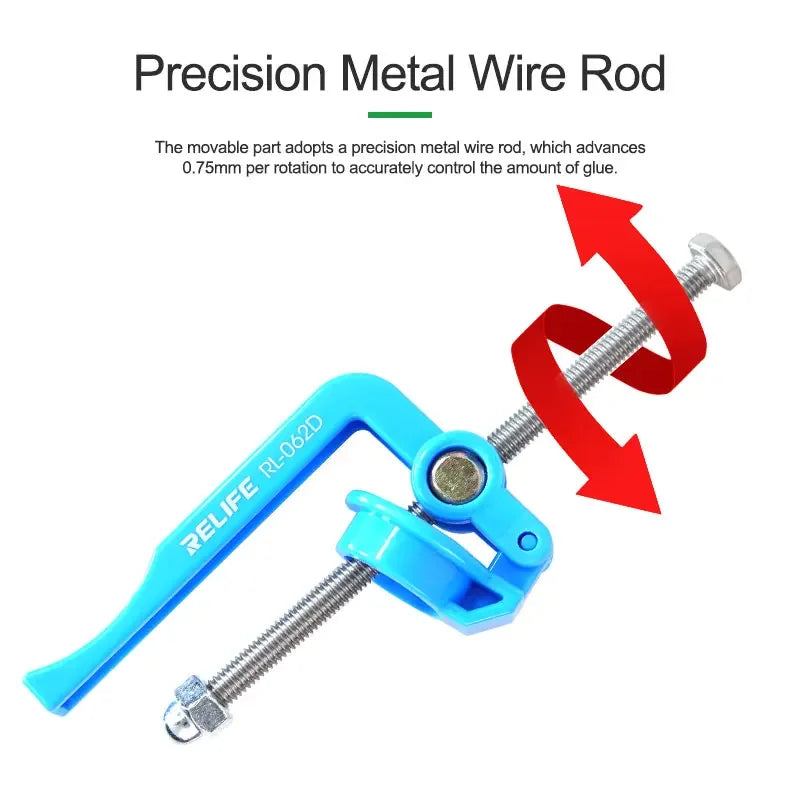 RELIFE RL-062D Glue Gun Application for 5~10CC syringe soldering oil,