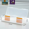 Clear Plastic Compartmentalized Organizer Box Holds 550+ Game Cards