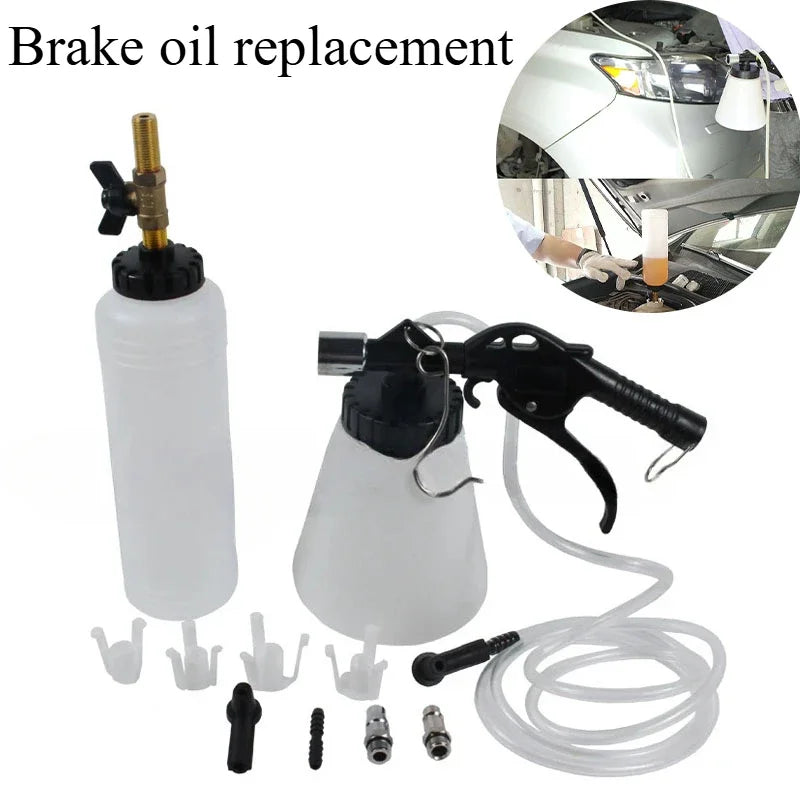 1L 0.75L Car Brake Bleeder Hydraulic Pumping Fluid Pump Kit Oil Change