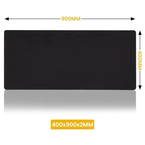 XXL Mouse Pad Black Mousepad Gamer Lager Computer PC Desk Mat 900X400
