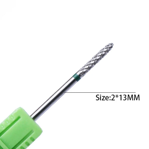 1pc Carbide Tungsten Nail Drill Bit Rotate Burr Milling Nail Cutter