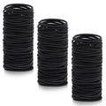 98 Pcs Black Elastics Small Hair Ties Elastics Small Hair Rubber Bands
