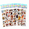 10pcs 3D Puffy Stickers Animals Bulk Stickers Scrapbook Decoration