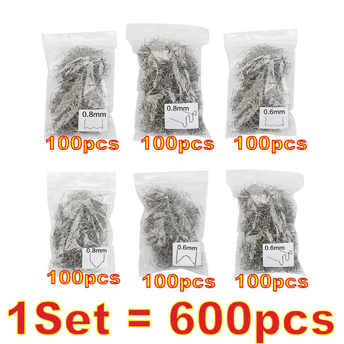 100-600Pcs Auto Plastic Repair Welding Nails Car Bumper Repair Welded
