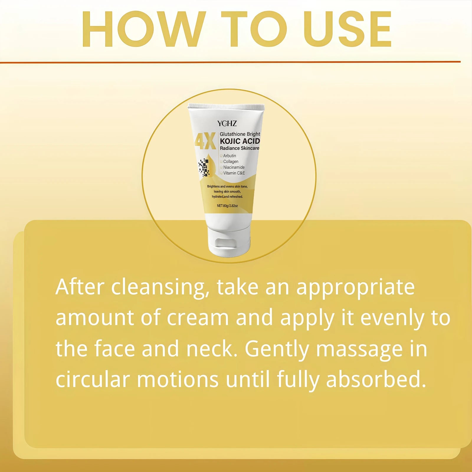 Kojic Acid Face Cream Evens Out Skin Tone, Eliminates Dark Spots and