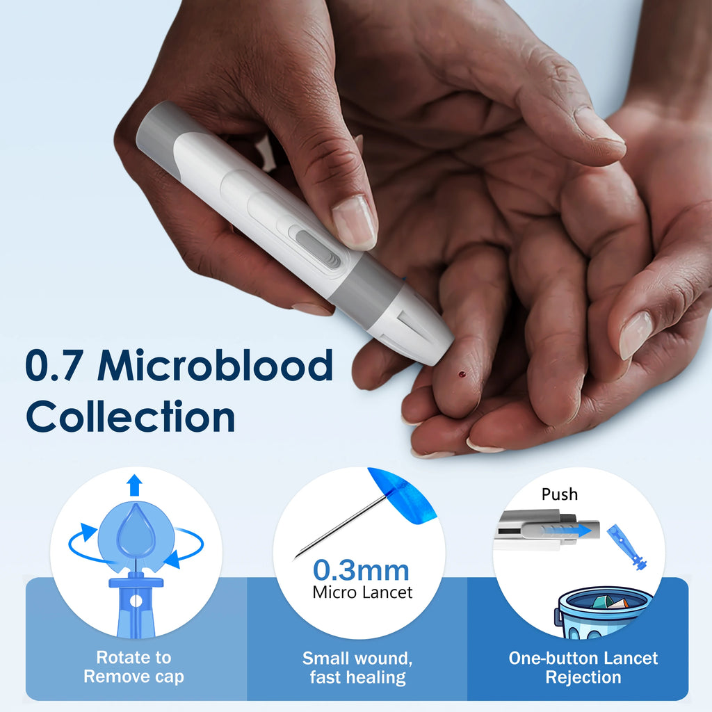 LinkSun G-425-1 Blood Glucose Meter 50/100 pcs Test Strips and Lancets
